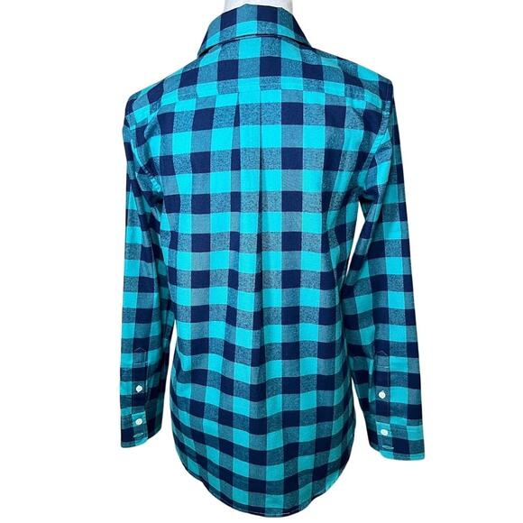 Vineyard Vines Womens Performance Relaxed Long Sleeve Button Down Flannel Size 0 - Picture 3 of 7